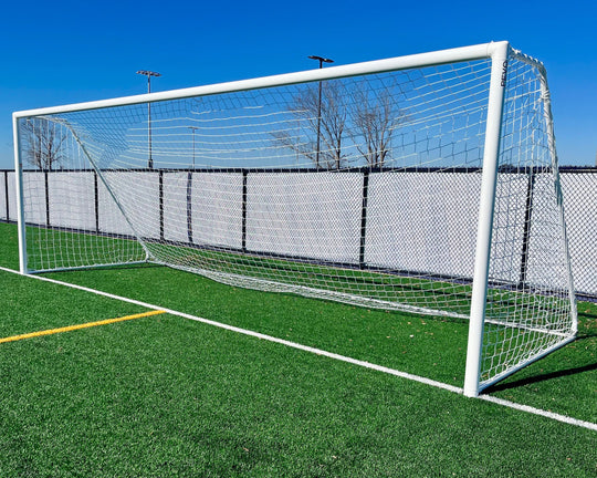 full size soccer goal angle