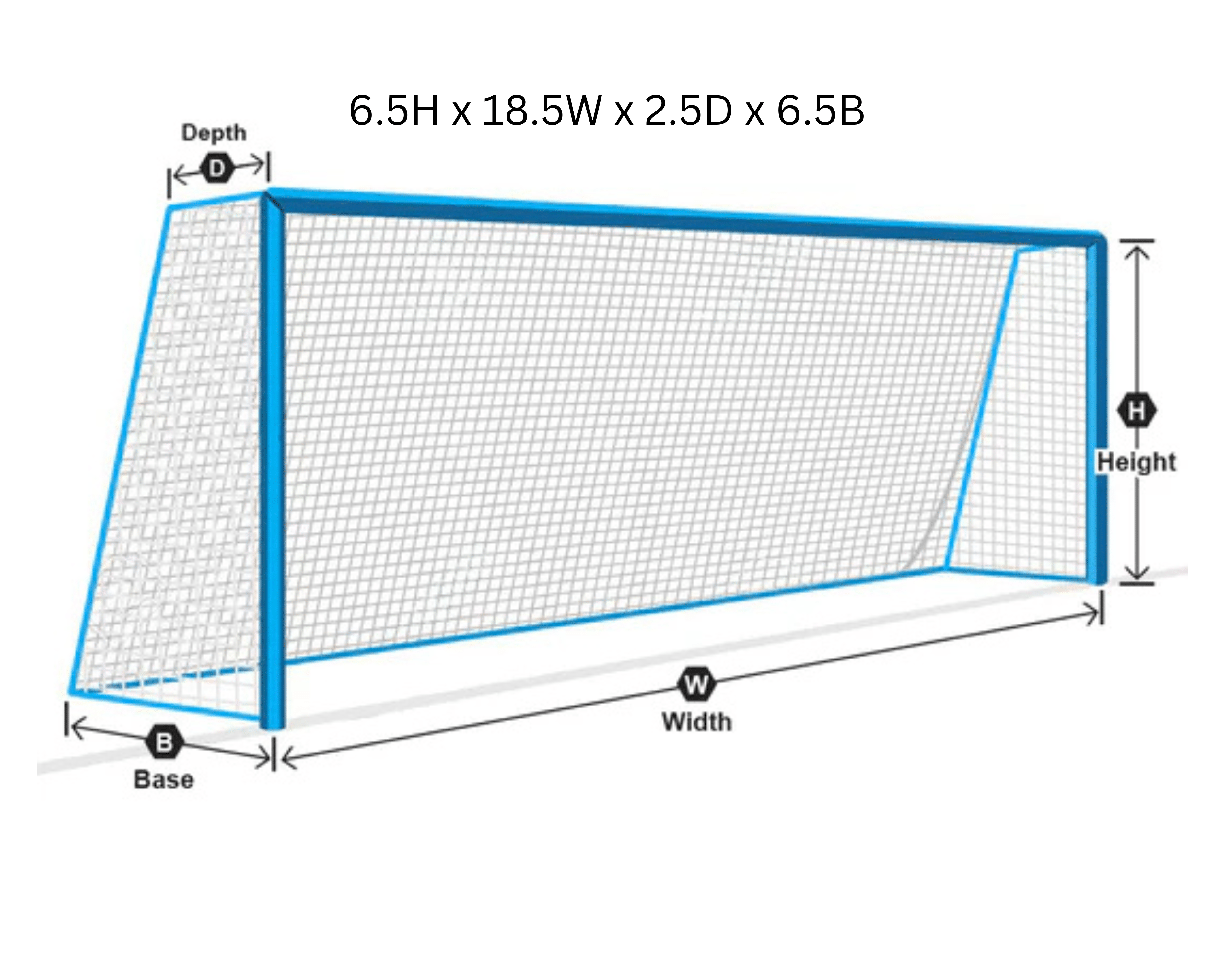 6x18 Soccer Goal Net | PEVO Sports