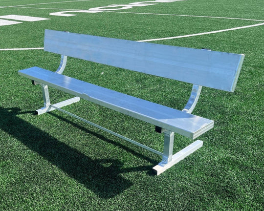 team bench with backrest