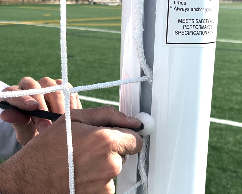 tamper proof soccer net clip