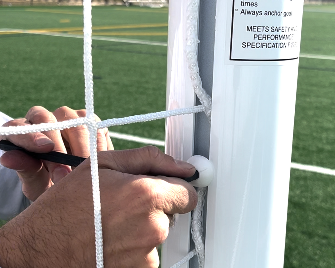tamper proof soccer net clip
