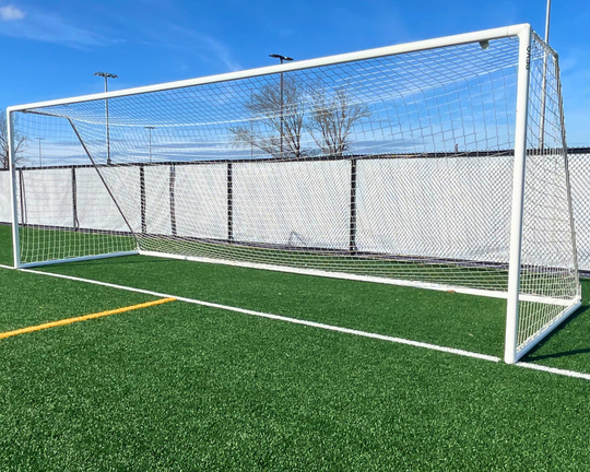 full size soccer goal angle