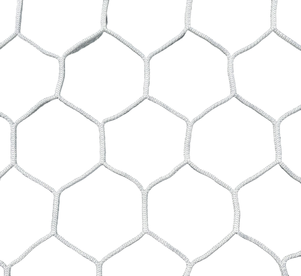 PEVO 7'x21' Hexagonal Soccer Goal Net  - 4mm - HTPP - Hexagonal - 7' x 21' x 3' x 7'