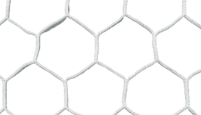Hex soccer goal net