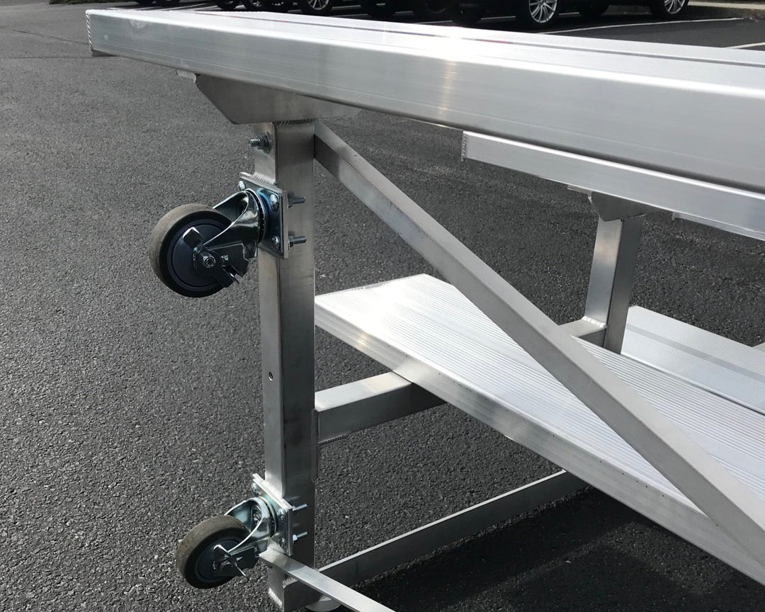 tip and roll team bleacher