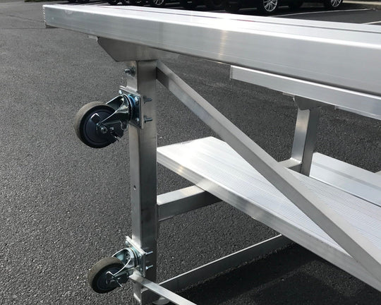 tip and roll team bleacher