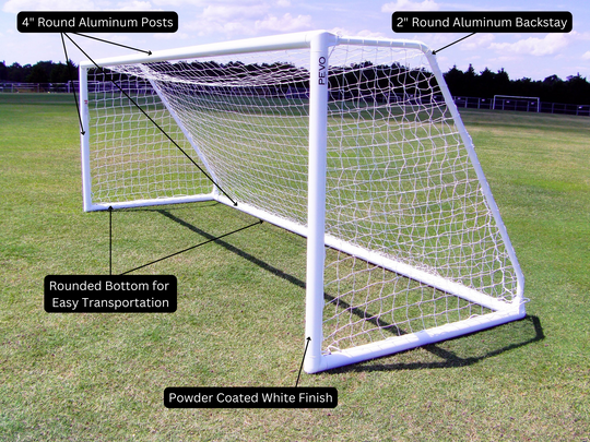 PEVO Supreme Series Soccer Goal - 6.5x18.5-Goal-Pevo Sports-stats