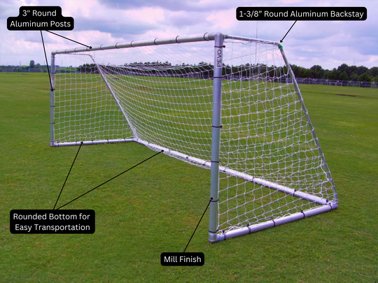 PEVO Economy Series Soccer Goal - 6.5x12-Goal-Pevo Sports-