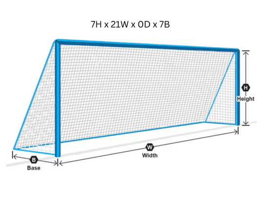 7x21 soccer net no depth