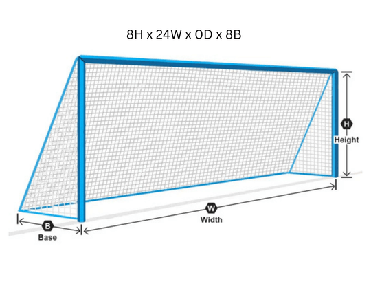 8x24 soccer net no depth