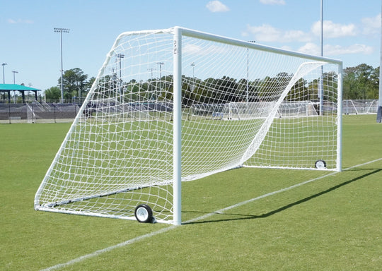 PEVO Channel Series Soccer Goal - 8x24-Goal-Pevo Sports-2 Wheels-4mm Net-