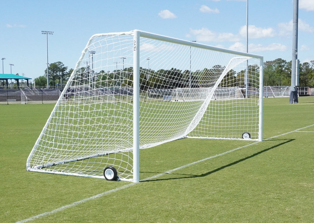 PEVO Channel Series Soccer Goal - 7x21-Goal-Pevo Sports-2 Wheels-4mm Net-