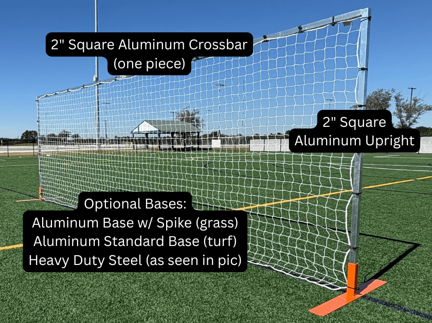 Flat Faced Training Goal - PEVO SportsSTF-6x18-STEEL
