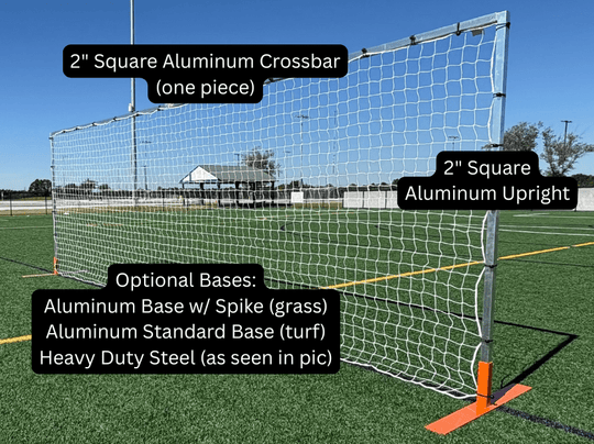 Flat Faced Training Goal - PEVO SportsSTF-6x18-STEEL
