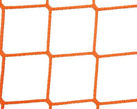 PEVO 8x24 Soccer Goal Net  - PE - 8' x 24' x 3' x 8' - 3mm- ORANGE