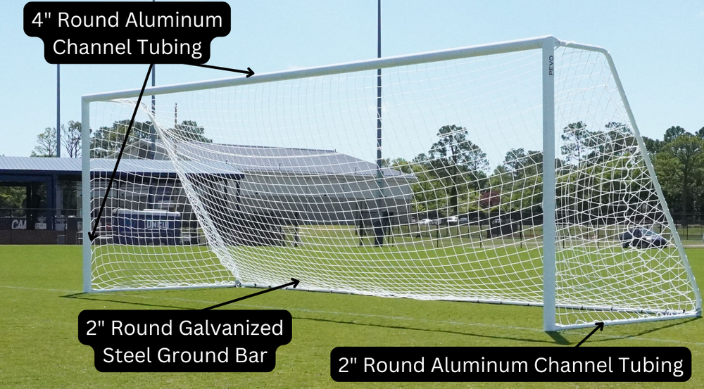 PEVO Channel Series Soccer Goal - 7x21