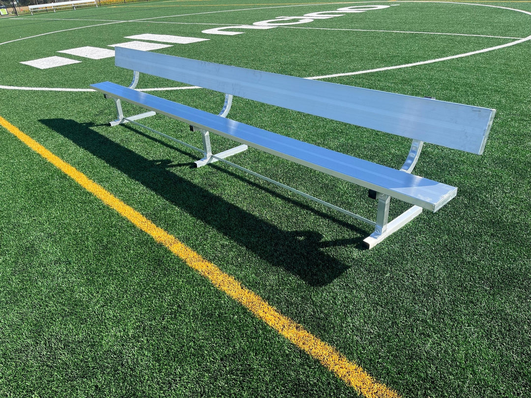 15 foot bench with back