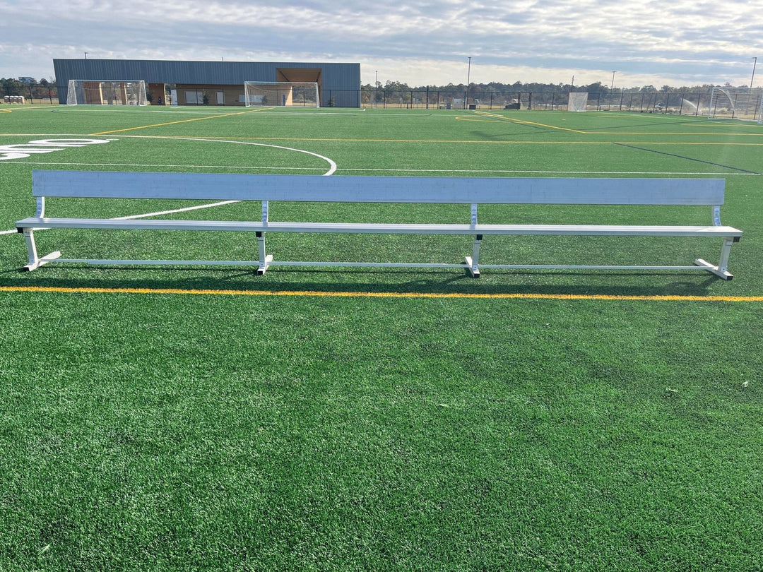 PEVO Team Bench with Backrest - 21' - PEVO SportsTBN-21B-1