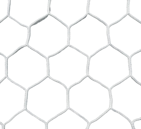 PEVO 6'.5x12' Hexagonal Soccer Goal Net - 4mm - HTPP - Hexagonal - 6.5' x 12' x 2.5' x 6.5'-NET-Pevo Sports-