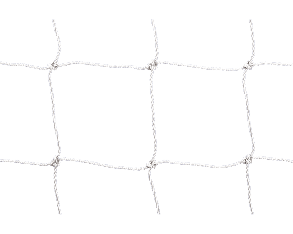 PEVO 7x21 Soccer Goal Net (No Top Depth) - Braided PE - 7' x 21' x 0' x 7'-NET-Pevo Sports-White-
